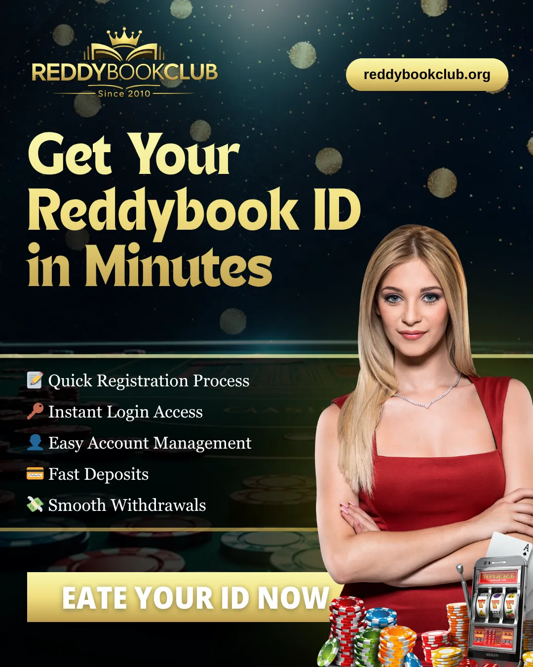 ReddyBook bonuses and promotions — welcome bonus and cashback